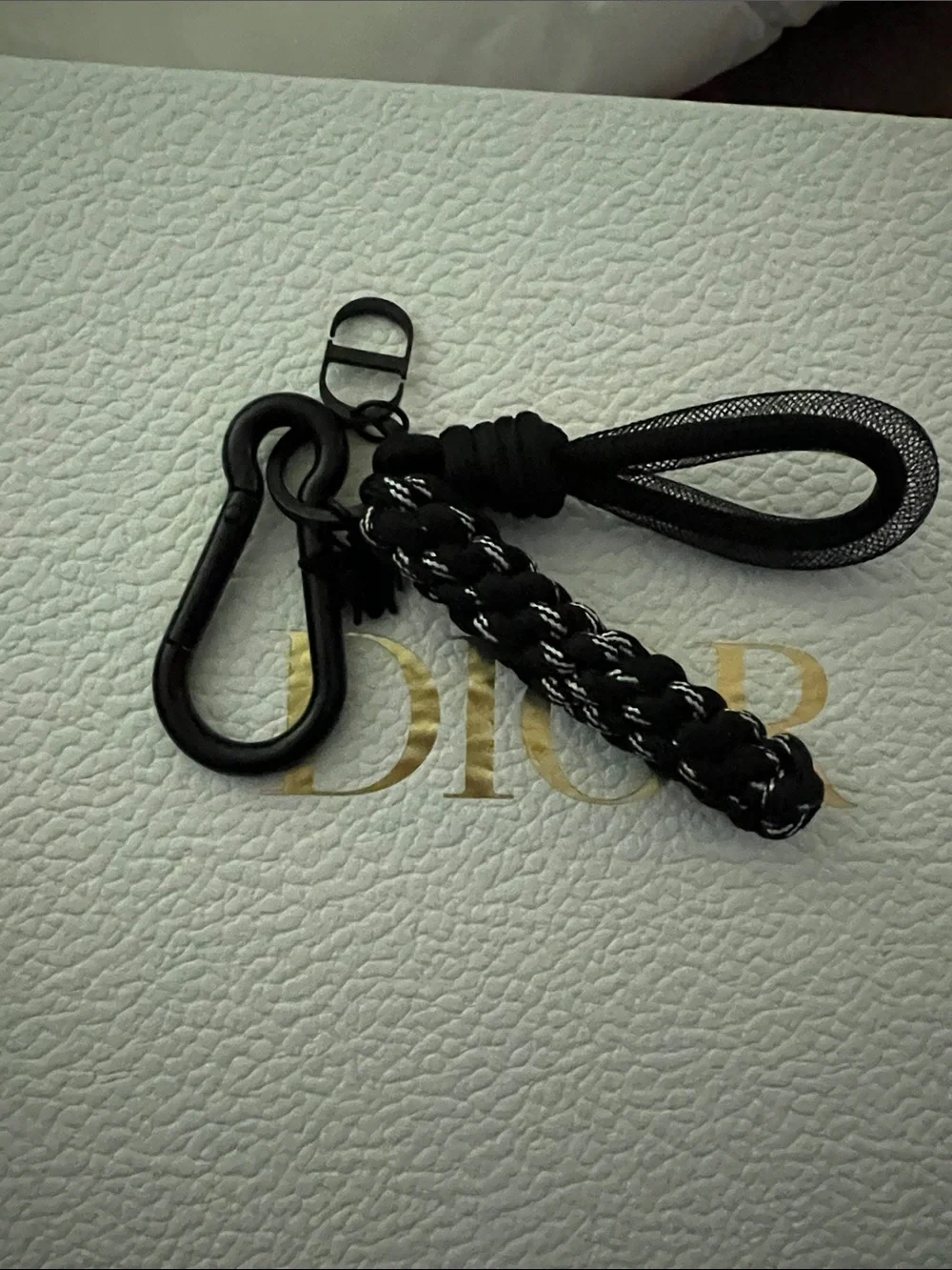 Dior keyring black
